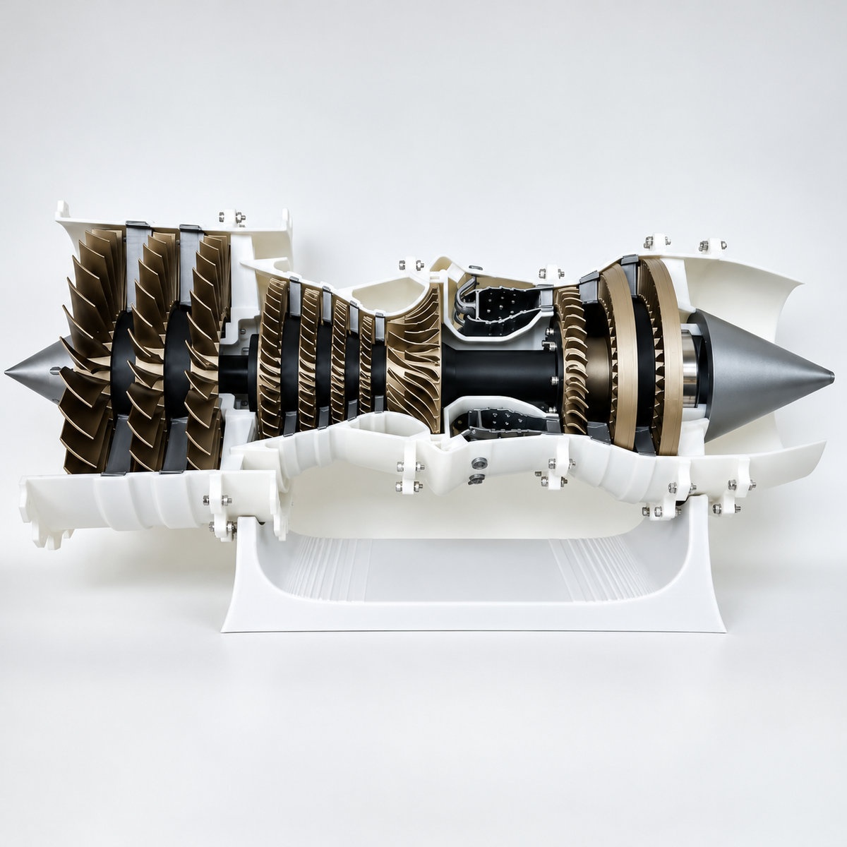MachWorks Low-Bypass Turbofan Model