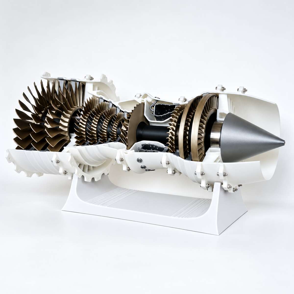 MachWorks Low-Bypass Turbofan Model
